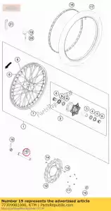 KTM 77309081000 roda spin.fr. d = 26 m24x1,5 07 - Lado inferior