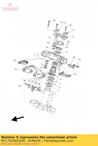 yamaha 901792860300 dado (3jd) - Il fondo