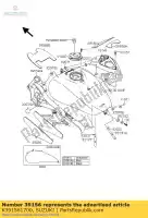 K391561700, Suzuki, almohadilla, tanque de combustible c suzuki vz marauder m1600 vz1600 1600 , Nuevo