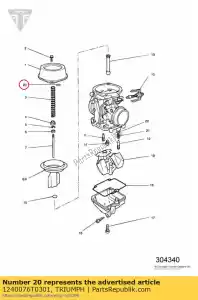 triumph 1240076T0301 1240076-t0301 o ring - Il fondo