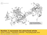 GU01732001, Piaggio Group, tamperproof dataplate moto-guzzi daytona rs sport corsa sport iniezione v 1000 1100 1996 1997 1998, New