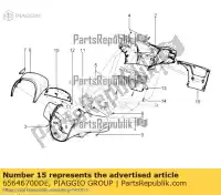 65646700DE, Piaggio Group, Cofano anteriore posteriore     , Nuovo