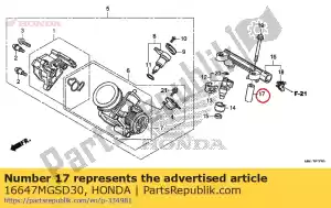 Honda 16647MGSD30 kraag, brandstofleiding - Onderkant