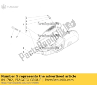 841782, Aprilia, passacavo, Nuovo