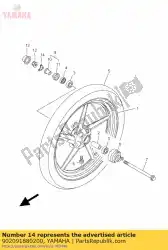 Ici, vous pouvez commander le machine à laver auprès de Yamaha , avec le numéro de pièce 902091680200: