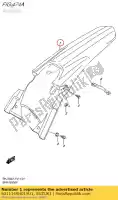 6311149H01YU1, Suzuki, parafango posteriore (yel suzuki rm z250 rmz250 250 , Nuovo