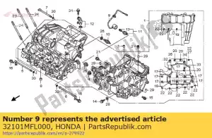 Honda 32101MFL000 sub harnas, eng - Onderkant