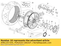 AP81257305, Piaggio Group, Radkranzhalter kplt. aprilia  caponord dorsoduro na rsv rsv tuono shiver sl tuono tuono v 750 850 1000 1100 1200 1998 1999 2000 2001 2002 2003 2004 2005 2006 2007 2008 2009 2010 2011 2013 2014 2015 2016, Nieuw