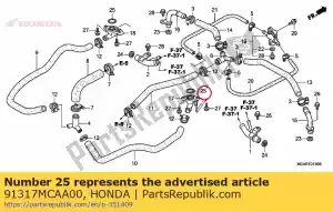 honda 91317MCAA00 oring, 23x2.4 - Onderkant