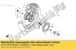 honda 42312KF0000 colarinho, rr. roda - Lado inferior