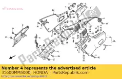 Aquí puede pedir regulador de voltaje de Honda , con el número de pieza 31600MM5000: