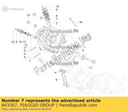 Aprilia 843307, Tazza, OEM: Aprilia 843307