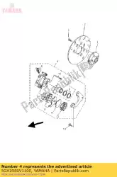 Ici, vous pouvez commander le étrier assy, ?? Arrière 1 auprès de Yamaha , avec le numéro de pièce 5GH2580V1100: