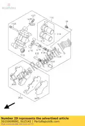 Qui puoi ordinare set di pad e shim da Suzuki , con numero parte 5910009880: