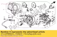 37110MBB641, Honda, caso comp., superior honda vtr 1000 1997 1998 1999 2000, Nuevo