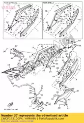 Ici, vous pouvez commander le couvercle, côté 3 auprès de Yamaha , avec le numéro de pièce 1WDF173100P4: