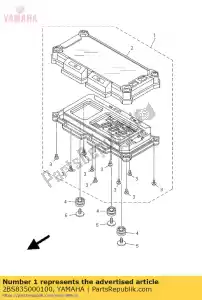 yamaha 2BS835000100 zestaw mierników - Dół