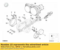 Here you can order the fillister head screw from BMW, with part number 46637653732: