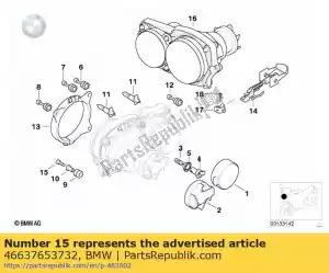 bmw 46637653732 fillister head screw - Bottom side