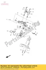 yamaha BC6F334H0000 brkt 2 - Lado inferior