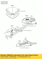 560541085, Kawasaki, marca, tanque, ninja ex300adf kawasaki ninja 300 2013, Novo