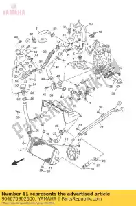 yamaha 904670902600 clip (8a1) - La partie au fond