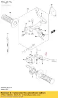 5742144E00, Suzuki, leva freno suzuki  dr dr z 125 200 250 400 2000 2001 2002 2003 2004 2005 2006 2007 2008 2009 2010 2017 2018 2019 2020, Nuovo