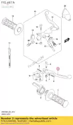 Qui puoi ordinare leva freno da Suzuki , con numero parte 5742144E00: