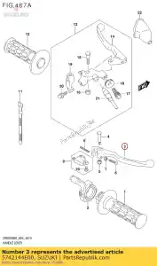 suzuki 5742144E00 leva freno - Il fondo