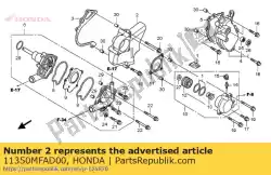 Here you can order the cover comp., l. Rr. From Honda, with part number 11350MFAD00: