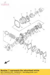 yamaha 901794400100 noce - Il fondo