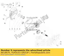 Qui puoi ordinare gruppo tubo di sfiato riduttore da Piaggio Group , con numero parte B018670: