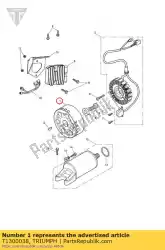 Aqui você pode pedir o alternador, rotor em Triumph , com o número da peça T1300038: