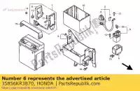 35856KR3870, Honda, gomma, shock honda ca rebel  cmx c ca125 cmx250c 125 250 , Nuovo