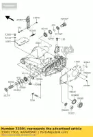 330017502, Kawasaki, Brazo-comp-swing kvf360-a1 kawasaki kvf 360 2003 2004 2005 2006 2007 2008 2009 2010 2011 2012 2013, Nuevo