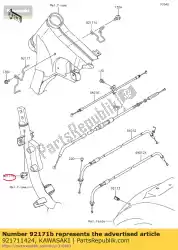 Here you can order the clamp,dia=15 vn1500-p1 from Kawasaki, with part number 921711424: