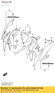 Suzuki 4757004K00 coperchio, aspirazione g - Il fondo