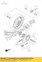 5SL25338008L, Yamaha, roda fundida, traseira yamaha yzf r 600 2008 2009 2010 2012 2013, Novo