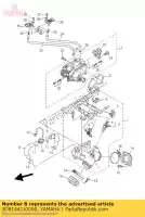 3D81441J0000, Yamaha, tubo, silenciador yamaha xvs 1300 2007 2008 2009 2010, Nuevo