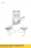 2BGF17822000, Yamaha, emblemat 2 yamaha yfm 550 700 2014, Nowy