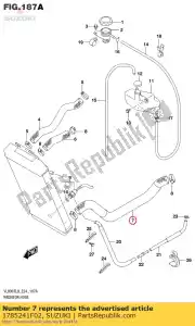 suzuki 1785241F02 hose,rdtr outle - Bottom side