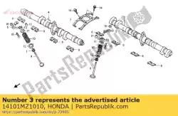 Ici, vous pouvez commander le arbre à cames, en auprès de Honda , avec le numéro de pièce 14101MZ1010: