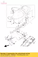 5YU2474F0000, Yamaha, stay, front 1 yamaha mt 1670 2005 2006 2007 2008 2009, New