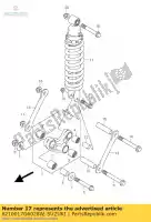 6210017G6028W, Suzuki, Absorber assy,r suzuki sv 650 2004 2005 2006 2007 2008 2009 2010 2015, New