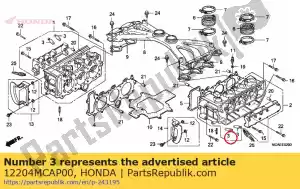Honda 12204MCAP00 guide, valve (os) - Bottom side