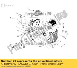 Aprilia AP8104996, Válvula antirretorno, OEM: Aprilia AP8104996