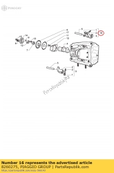 Aprilia 8260275, Tuimelaar assy.. inlaat, OEM: Aprilia 8260275