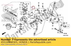 Honda 45510HN8305 sous-ensemble, avant m / - La partie au fond