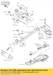 sensor zx636-b1h van Kawasaki, met onderdeel nummer 211762106, bestel je hier online: