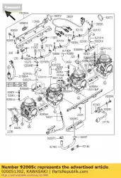 Aquí puede pedir montaje, combustible de Kawasaki , con el número de pieza 920051392: